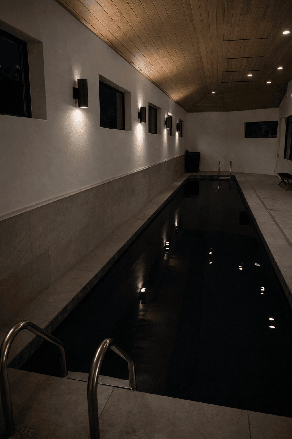 LED Lighting Install — before